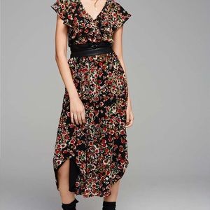 WAYF Midi Floral Dress